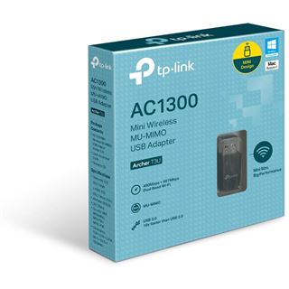 TP-Link Archer T3U AC1300, 2.4GHz/5GHz WLAN, USB-A 3.0