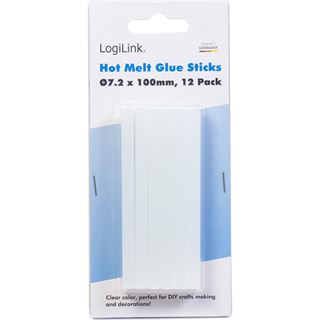 LogiLink Heißklebestifte Durchmesser 7,2mm x 100mm, 12