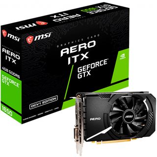 4GB MSI GeForce GTX 1650 D6 AERO ITX OCV1 (Retail)