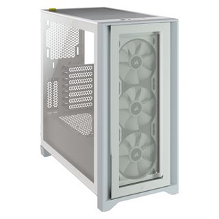 Corsair iCUE 4000X RGB Midi Tower ohne Netzteil weiss