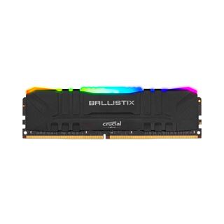 8GB (1x 8GB) Crucial Ballistix RGB schwarz, DDR4-3000 DIMM, CL15,