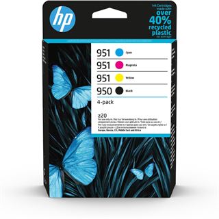 HP Tinte Multipack No.950/951 ca. 1000S. bk; je ca. 700S. c/m/y