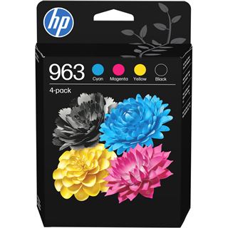 HP Tinte Multipack No.963 ca. 1000S. bk; je ca. 700S. c/m/y