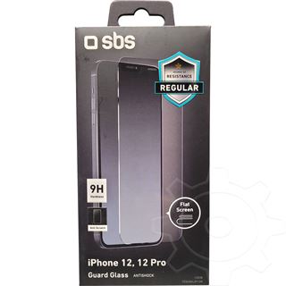 SBS Glas Displayschutz Full Cover Apple iPhone 12 Max/12 Pro, schwarz