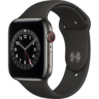 Apple Watch Series 6 (GPS + Cellular) 44mm Aluminium space grau mit