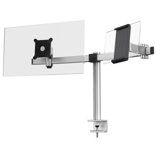 Durable Monitorhalterung 1Monitore 1Tablet Tischklemme Silbe
