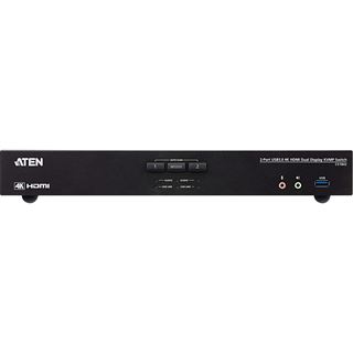 ATEN Technology CS1842 KVMP-Switch 2-fach, 4K HDMI, Dual Display, USB