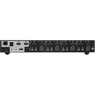 ATEN Technology CS1844 KVMP-Switch 4-fach, 4K HDMI, Dual Display, USB