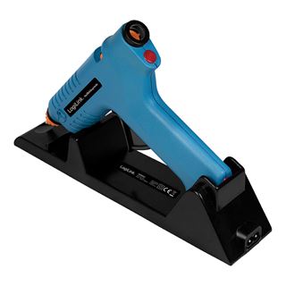 LogiLink Hei&szlig;klebepistole, 80W, kabellos,m. Aufsteller,blau
