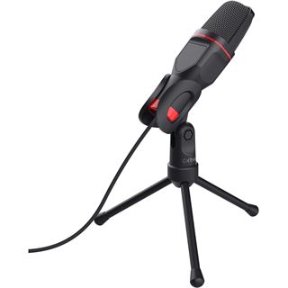 Trust GXT 212 Mico USB Mikrofon mit Dreibeinstativ schwarz