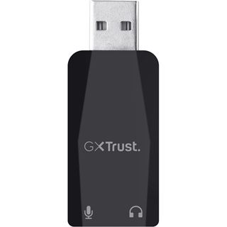 Trust GXT 212 Mico USB Mikrofon mit Dreibeinstativ schwarz