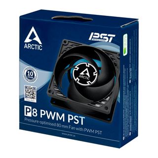 Arctic P8 PWM PST 80x80x25mm 200-3000 U/min 24 dB(A) schwarz