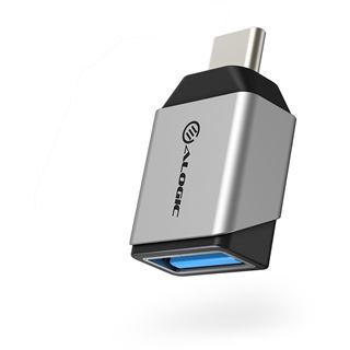 Alogic Adapter Ultra Mini USB-C to USB-A grau