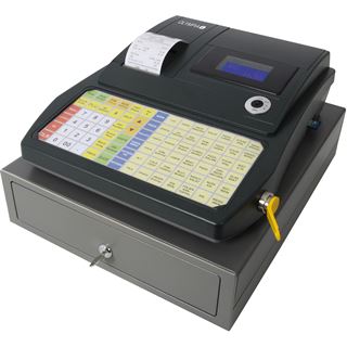 Olympia Kasse CM 941F TSE-Flach, dunkelgrau