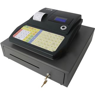 Olympia Kasse CM 942F TSE-Flach, dunkelgrau