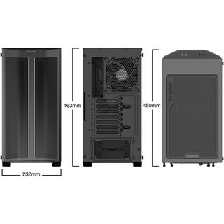 be quiet! Pure Base 500DX schallged&auml;mmt ohne Netzteil mit