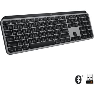 Logitech MX Keys for Mac space gray, USB/Bluetooth, CH Layout