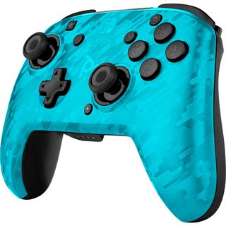 PDP Controller wireless Faceoff Camo blau Nintendo Switch