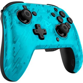PDP Controller wireless Faceoff Camo blau Nintendo Switch