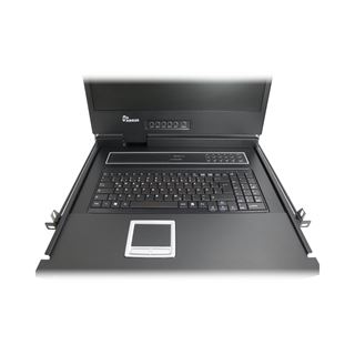 Inter-Tech IPC 19" LED KVM AS-9100 DLS, DVI