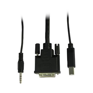 Inter-Tech IPC 19" LED KVM AS-9108 DLS, DVI