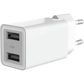 Conceptronic Ladegerät 2Port 12W USB PD USB C > A weiss