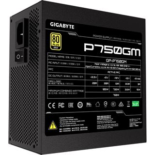 750 Watt Gigabyte P750GM Modular 80+ Gold