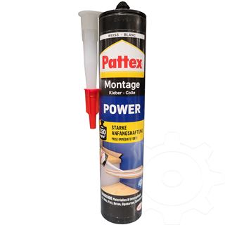 Pattex Montage Power Kleber, Kartusche mit 370g , 9H PXP37