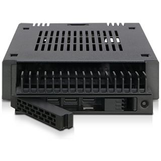 IcyDock 1x2.5" SATA/SAS in 1x3.5" bay mobile rack screwless
