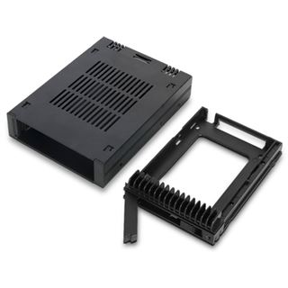IcyDock 1x2.5" SATA/SAS in 1x3.5" bay mobile rack screwless