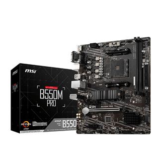 MSI B550M Pro AMD B550 So.AM4 Dual Channel DDR4 U ATX Retail