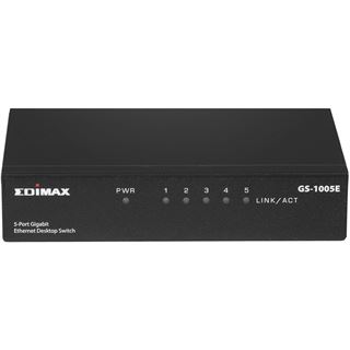 Edimax Gigabit Ethernet 5 Ports Desktop Switch,Metal Gehäuse