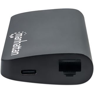 Manhattan USB -C 3.2 Gen 1-Adapter,HDMI,USB,USB-C-PD,RJ45,SD 152372