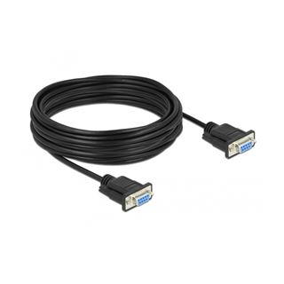 (€1,39*/1m) 10.00m Delock Nullmodem Anschlusskabel Seriell D-Sub