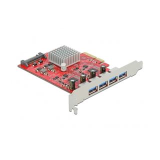 Delock PCI Express x4 Karte zu 4 x extern SuperSpeed USB 10 Gbps