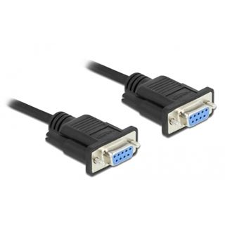 1.00m Delock Seriell Anschlusskabel D-Sub 9pol Buchse auf D-Sub 9pol