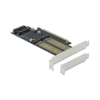 Delock PCI Express x16 Karte zu 1 x M.2 Key B + 1 x NVMe M.2 Key M +