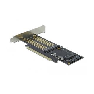 Delock PCI Express x16 Karte zu 1 x M.2 Key B + 1 x NVMe M.2 Key M +