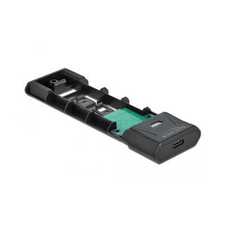 Delock Externes USB Type-C Combo Geh&auml;use f&uuml;r M.2 NVMe PCIe