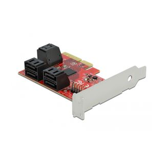 Delock 6 Port SATA PCI Express x4 Karte - Low Profile Formfaktor