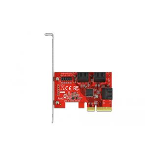 Delock 6 Port SATA PCI Express x4 Karte - Low Profile Formfaktor
