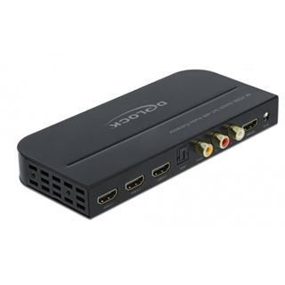 Delock HDMI Switch 3 x HDMI in zu 1 x HDMI out 4K 60 Hz mit Audio