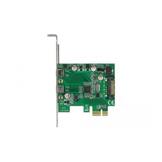 Delock PCI Express x1 Karte zu 2 x extern SS USB (USB 3.2 Gen 1)