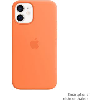 Apple Silikon Case mit MagSafe f&uuml;r iPhone 12 Mini Kumquat