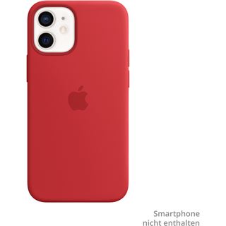 Apple Silikon Case mit MagSafe für iPhone 12 Mini rot (MHKW3ZM/A)