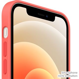 Apple Silikon Case mit MagSafe für iPhone 12 Mini zitruspink