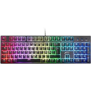 CHERRY K3-RGB USB Englisch (US) schwarz (kabelgebunden), Retourenware
