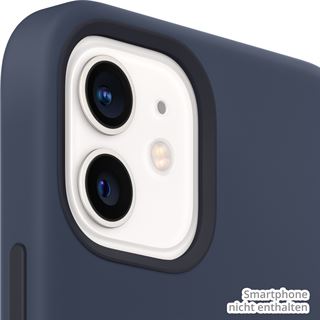 Apple Silikon Case mit MagSafe für iPhone 12 Mini dunkelmarine