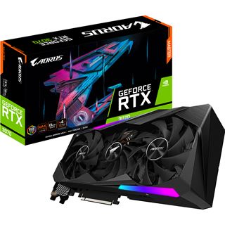 8GB Gigabyte GeForce RTX 3070 AORUS Aktiv PCIe 4.0 x16 (Retail)