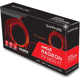 16GB Sapphire Radeon RX 6800 XT GDDR6 HDMI / DUAL DP / USB-C (Retail)